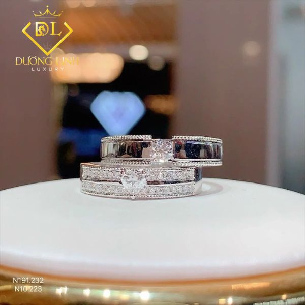 Nhẫn Cưới Cặp Kim Cương N191.232